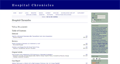 Desktop Screenshot of hospitalchronicles.gr