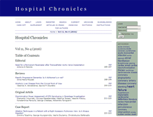 Tablet Screenshot of hospitalchronicles.gr